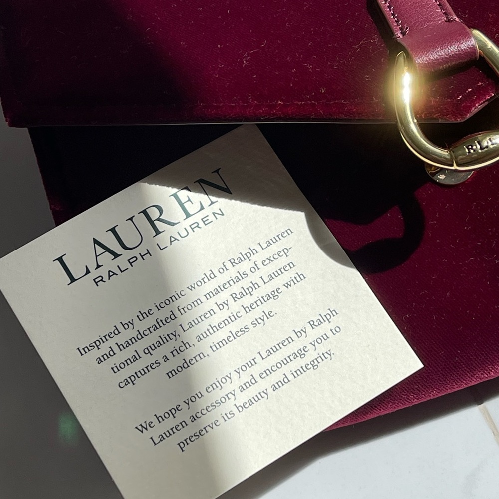 Lauren Ralph Lauren Real Suede Handbag